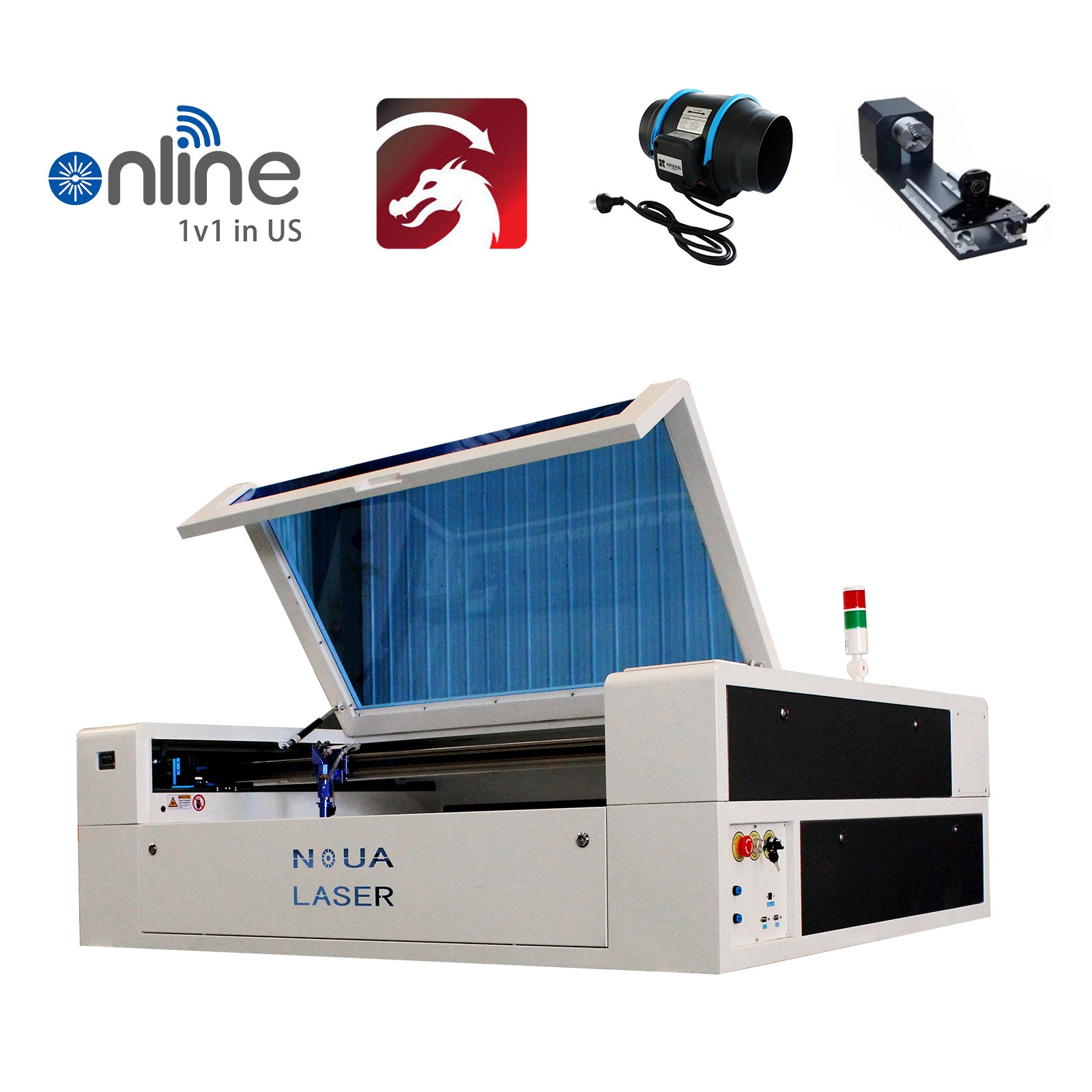 US Stock CO2 laser Engraving Cutting Machine 24/35/51/63<br>55w-150w