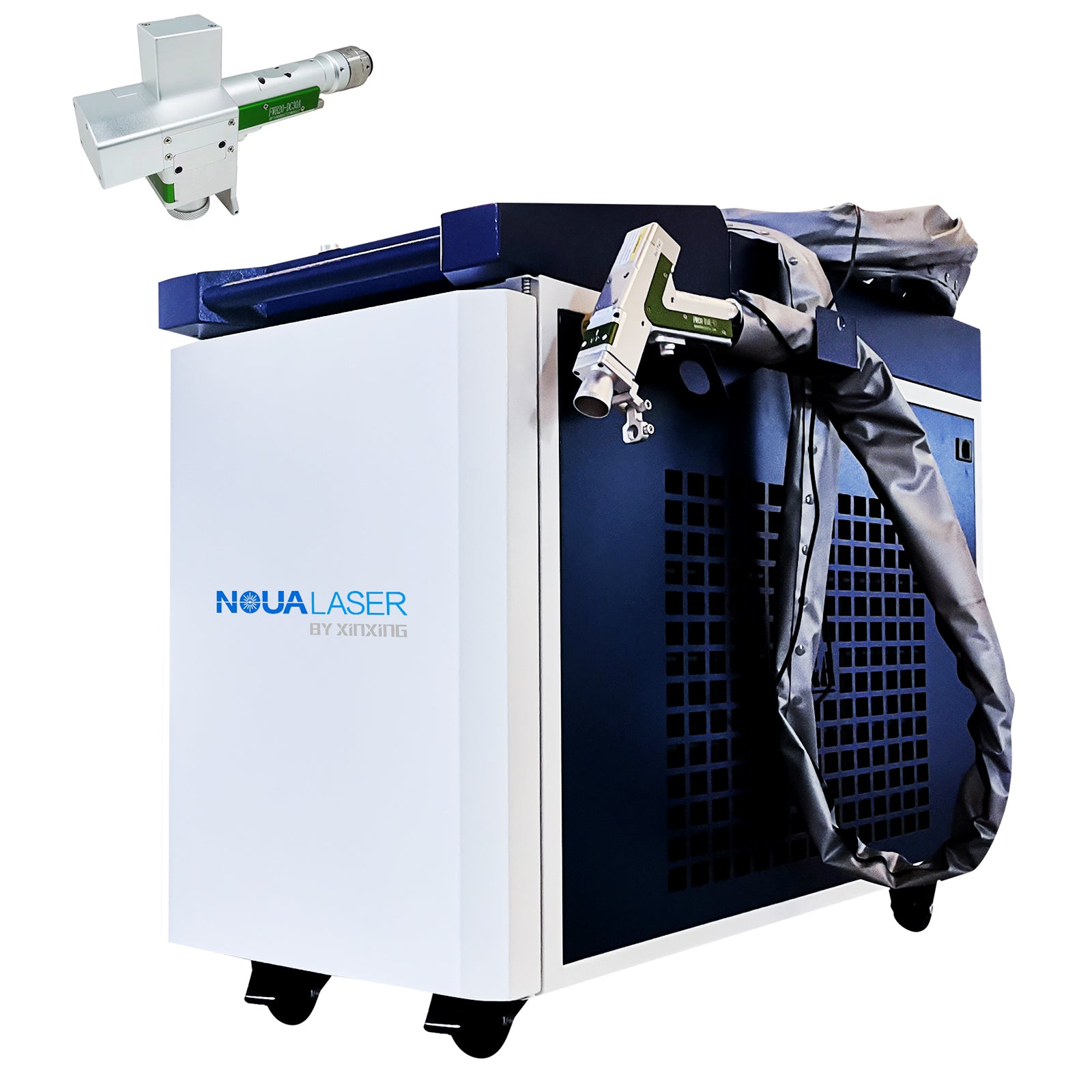 Laser Cleaning Machine Laser Rust Remover 300mm Cleaning Width 9 Cleaning Modes with Paint Oil Dirt Stains Coating Remover for Metals